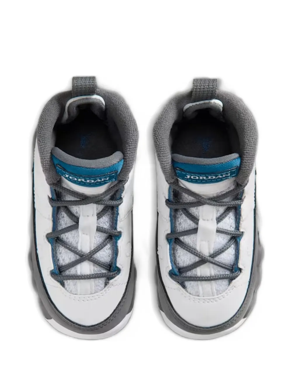 Jordan Kids Air Jordan 9 Retro geperforeerde high-top sneakers Wit