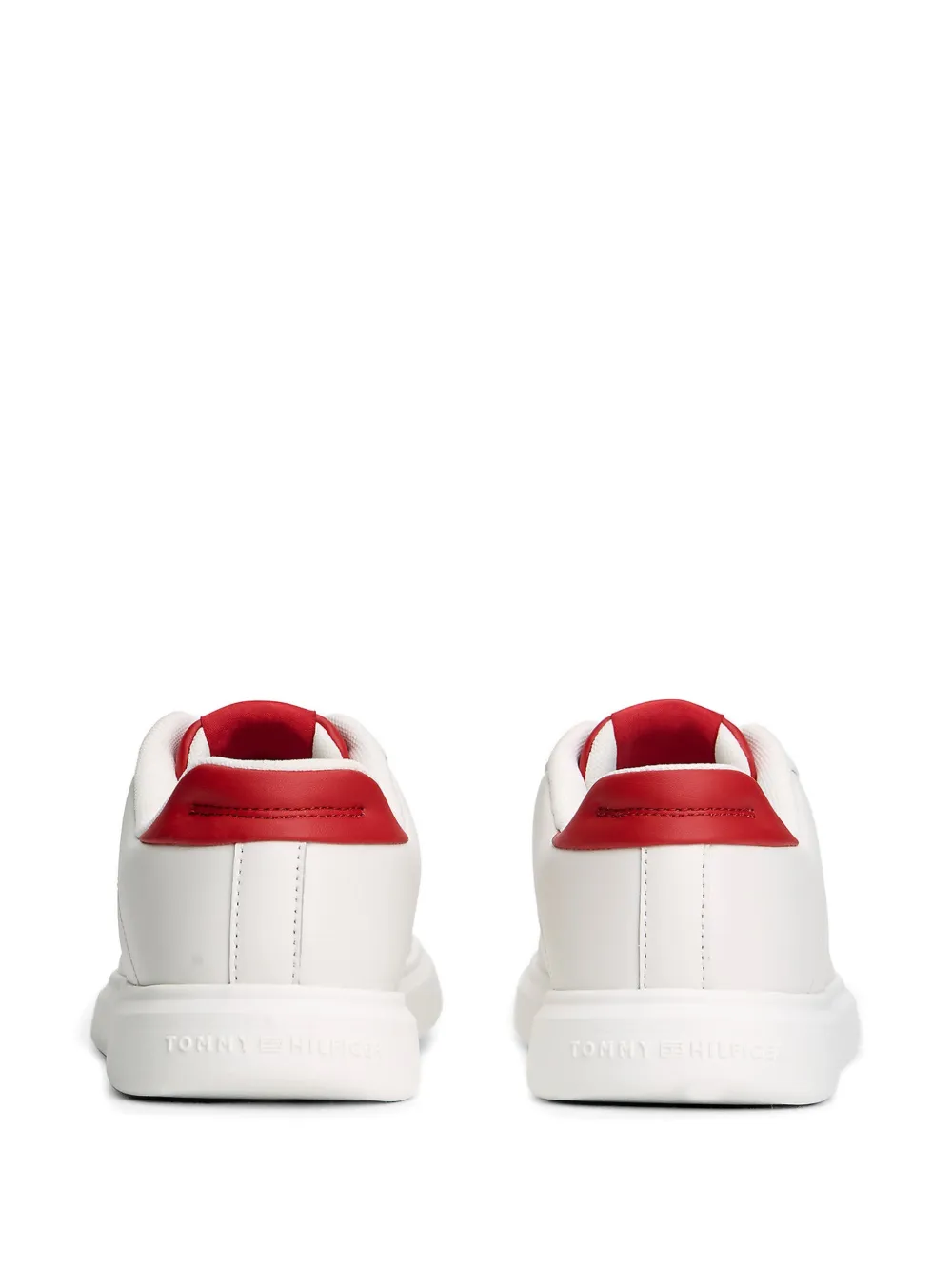 Tommy Hilfiger Cupsole Court lichtgewicht sneakers Wit