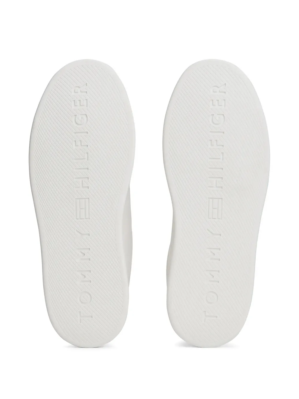 Tommy Hilfiger Cupsole Court lichtgewicht sneakers Wit