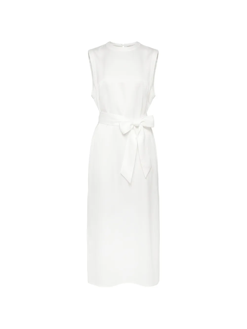 MARTIN MARTIN Robe Roma bow-detail dress - Bianco