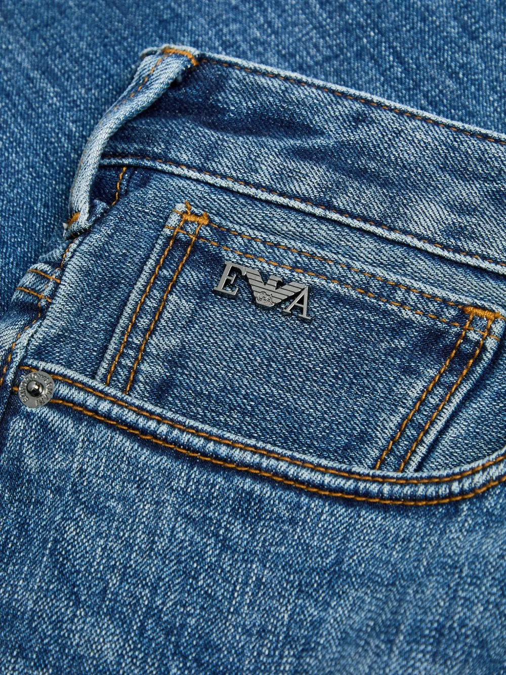 Emporio Armani Jeans met zak Blauw