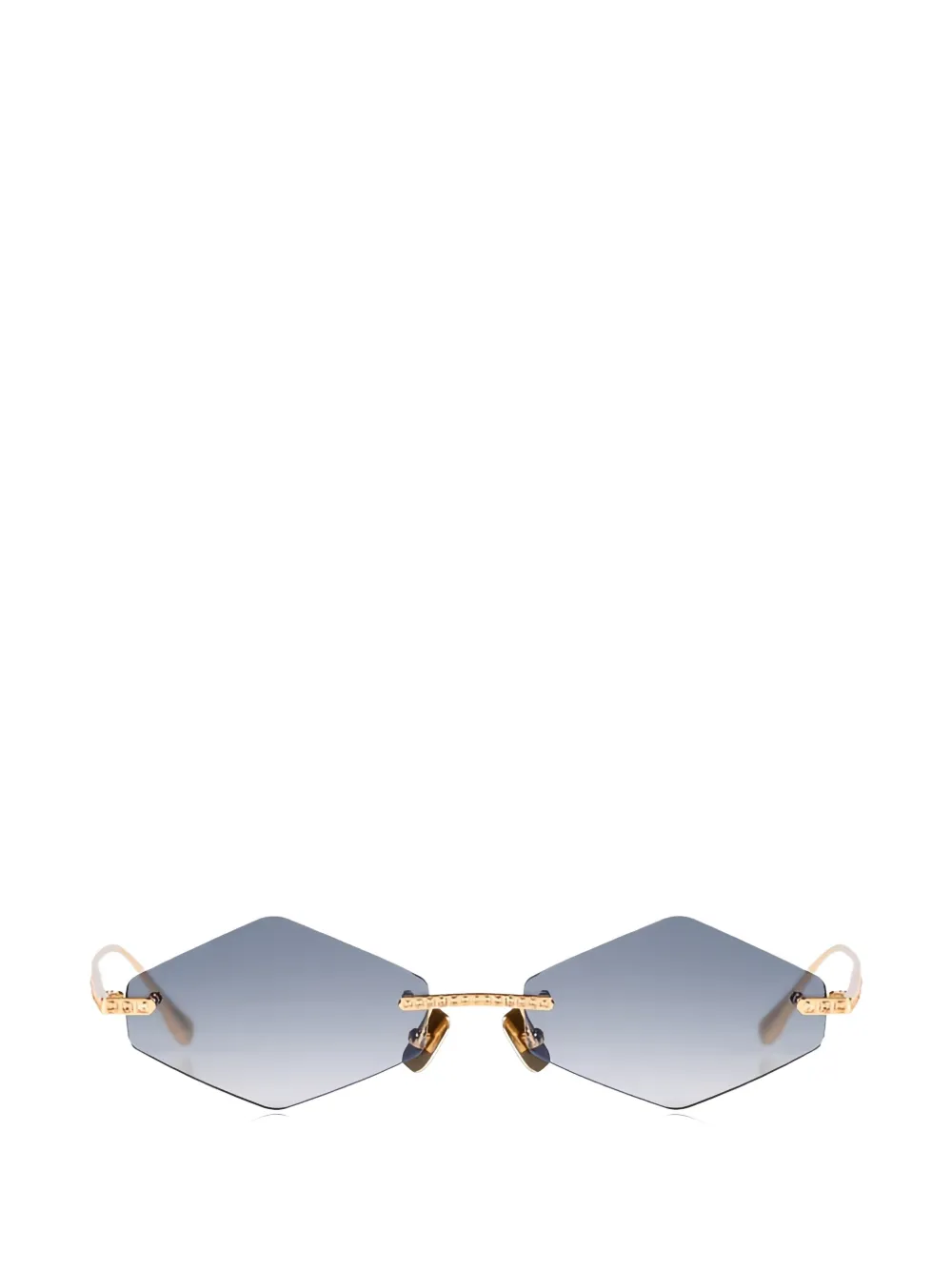 ANNA-KARIN KARLSSON Crystal Nesttriangle sunglasses - Oro