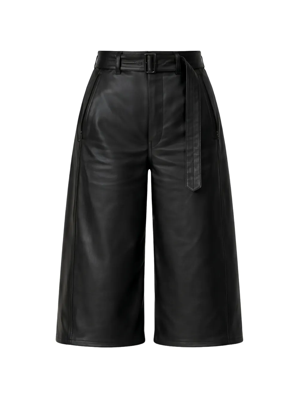 LEMAIRE belted shorts – Brown
