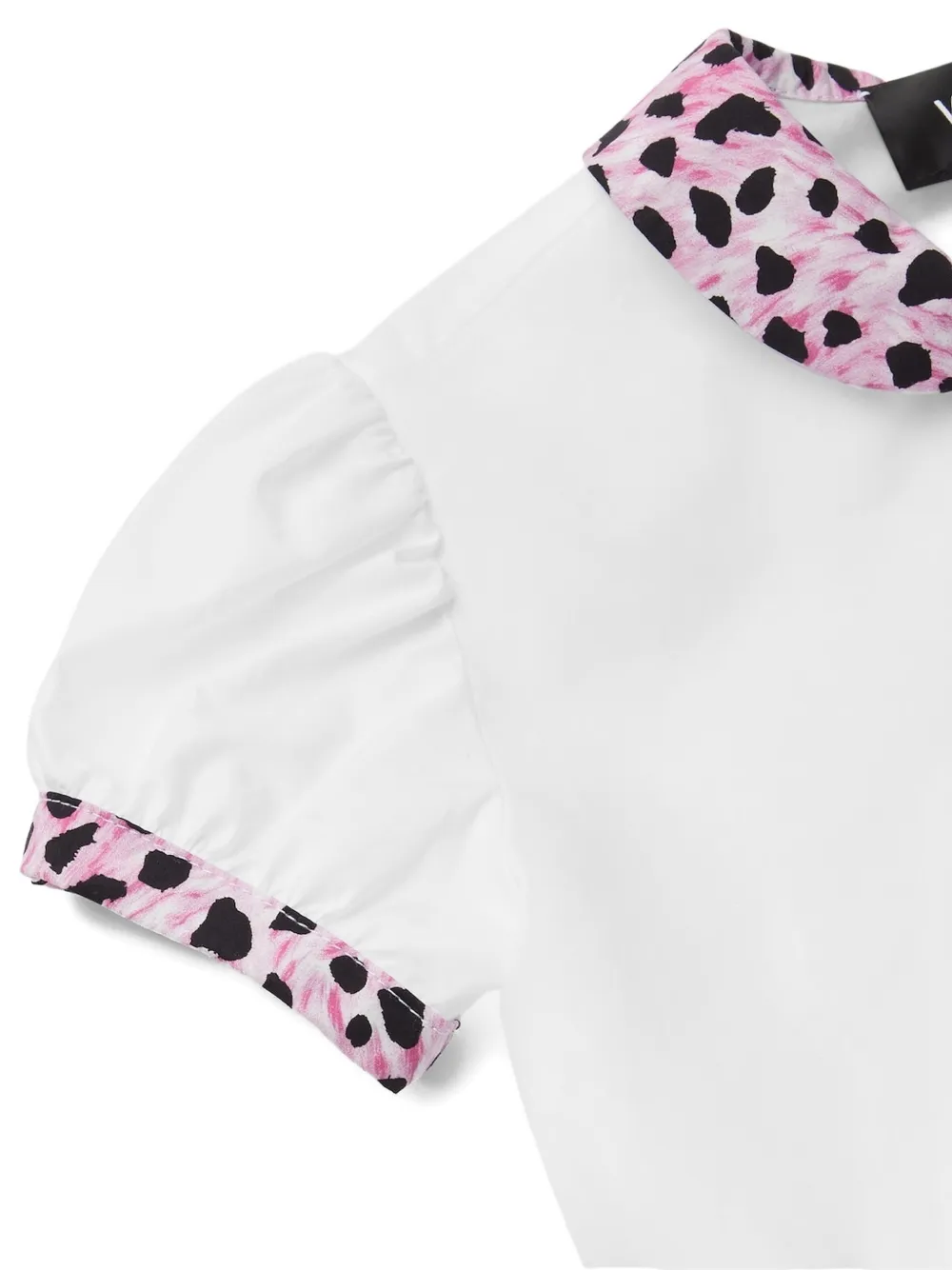 Versace Kids Shirt met korte mouwen en print Wit