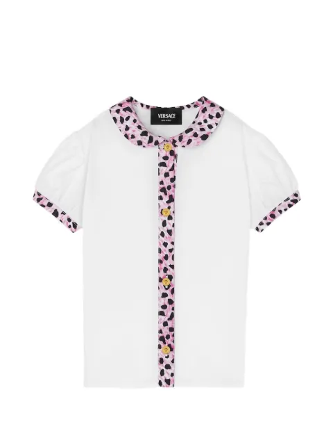 Versace Kids short-sleeve printed shirt