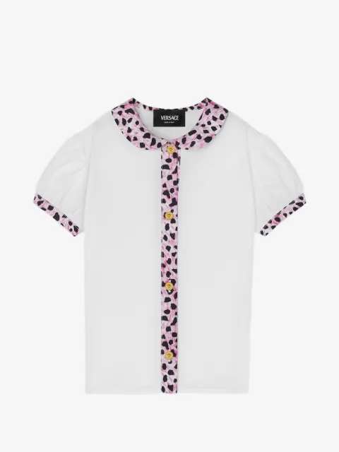 Versace Kids short-sleeve printed shirt