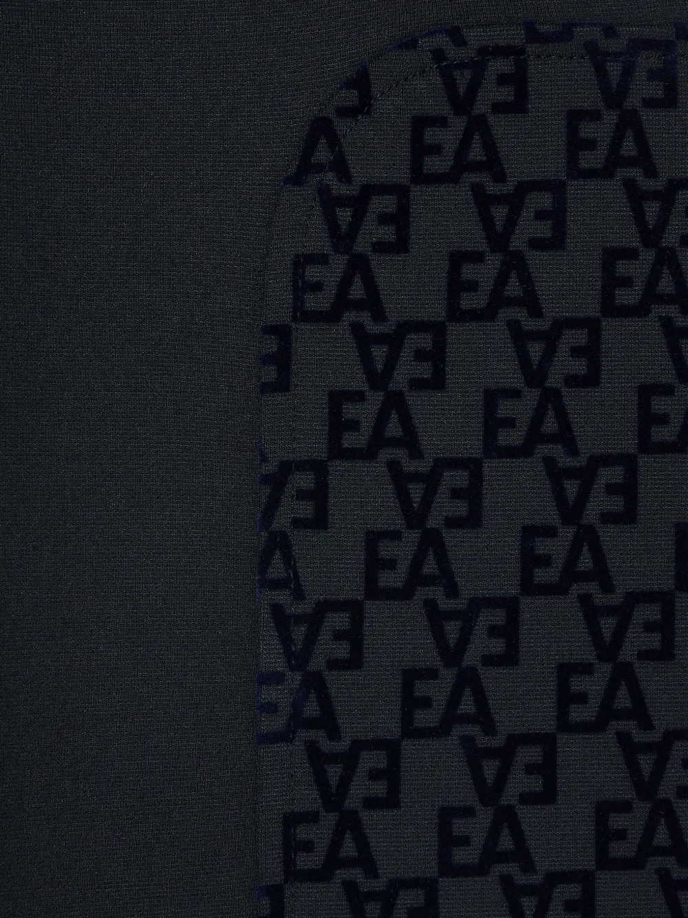 Emporio Armani Kids Broek met monogram detail Blauw