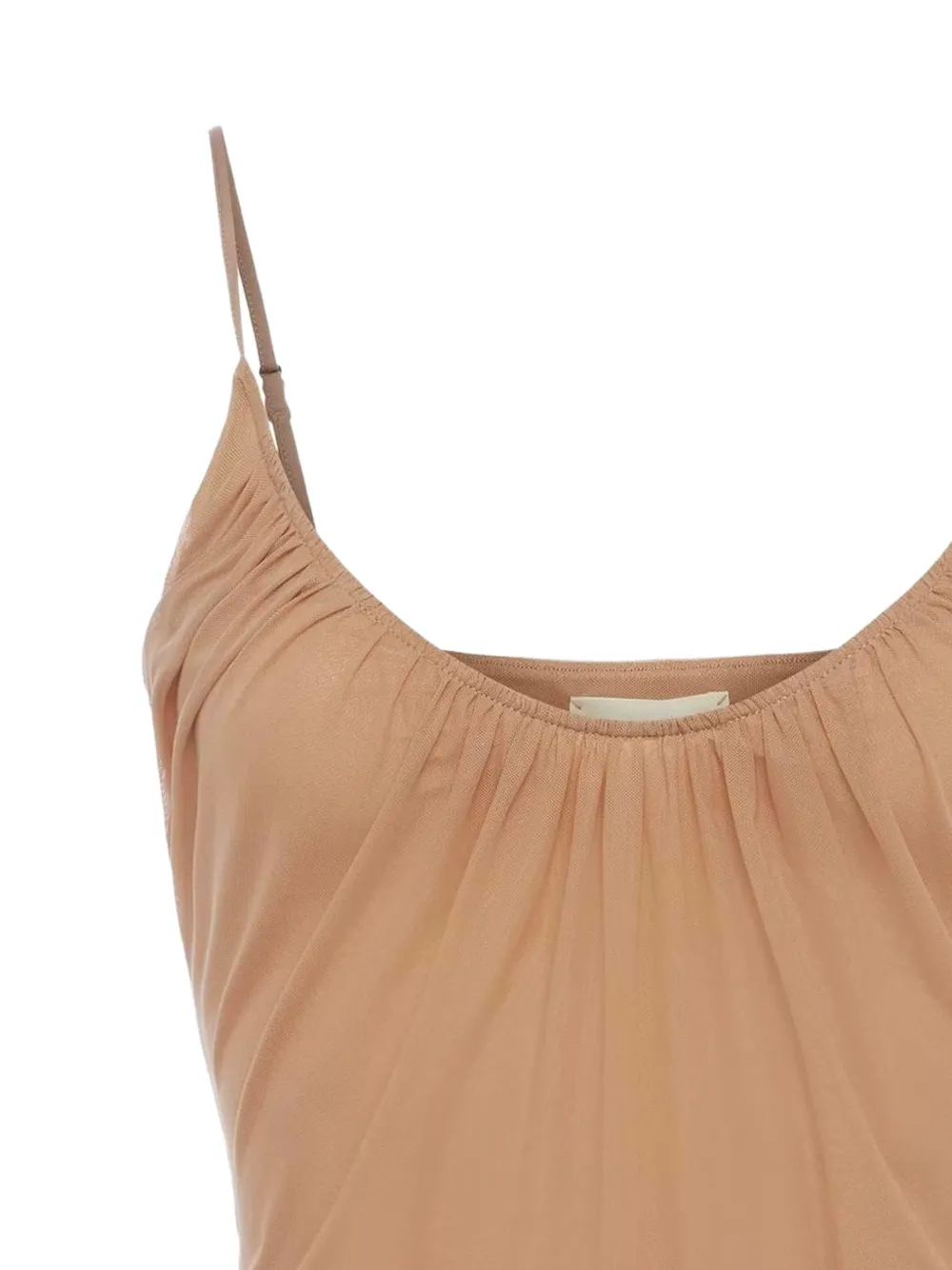  L'agence Gelina Mesh Bodysuit - Neutrals 