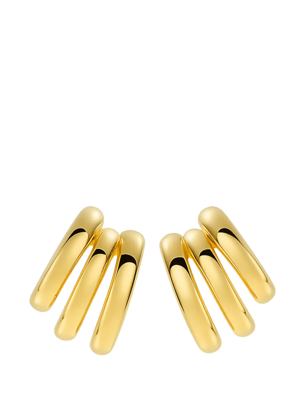By Pariah Stack Earrings In Gold
