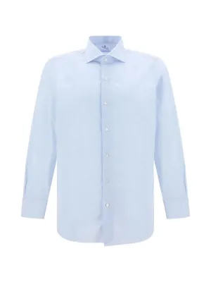 Finamore 1925 Napoli ポプリン シャツ | ブルー | FARFETCH JP