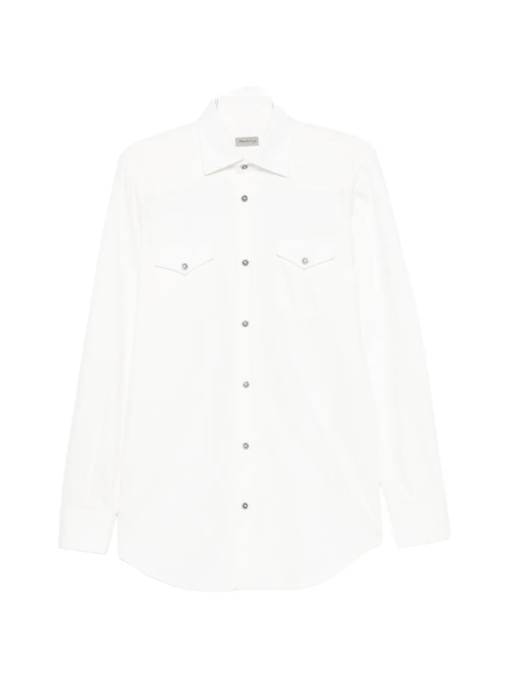 SARTORIO NAPOLI Texas buttoned pocket shirt - Bianco