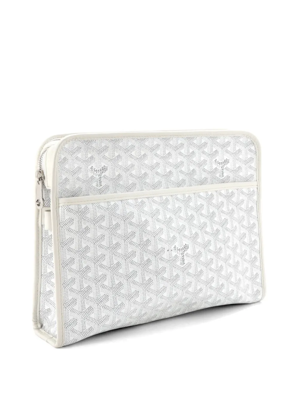 Goyard Pre-Owned Jouvence Toiletry Pouch Coated Canvas clutch bag - Bianco