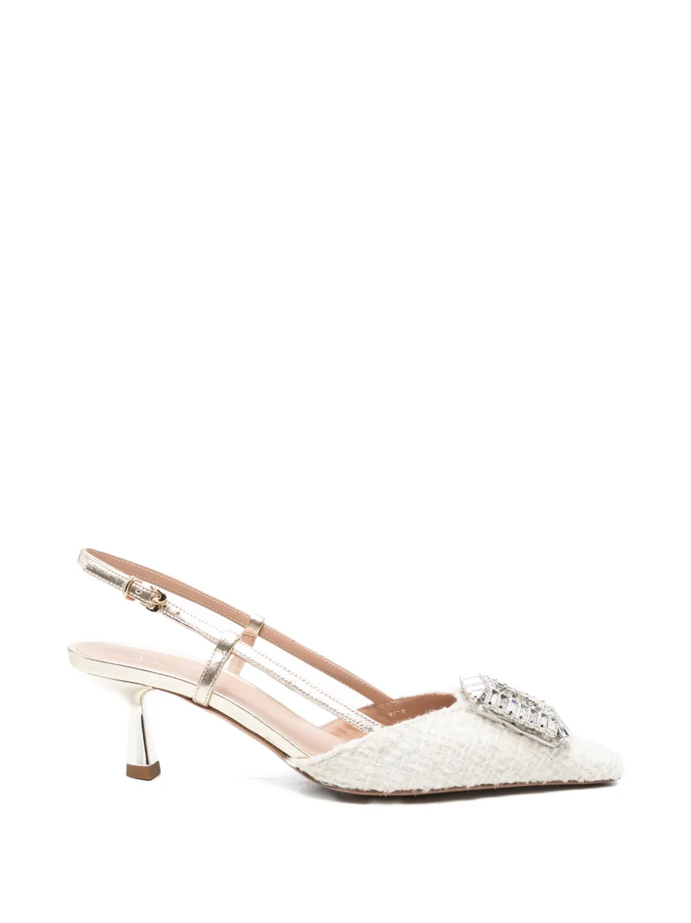 Roberto Festa Ingrid pumps met gesp Beige