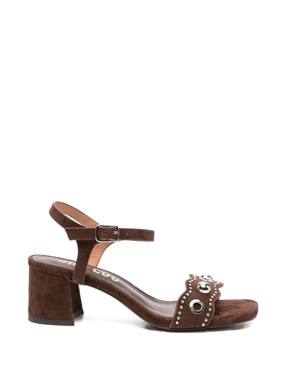 Bibi Lou Sandalen met bandjes met studs Bruin