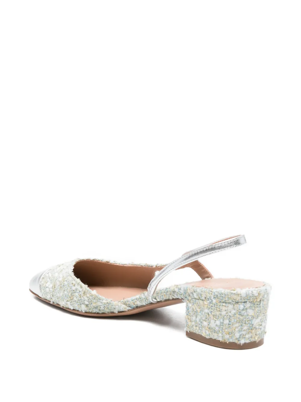 Roberto Festa Rosettee block-heel pumps Blauw