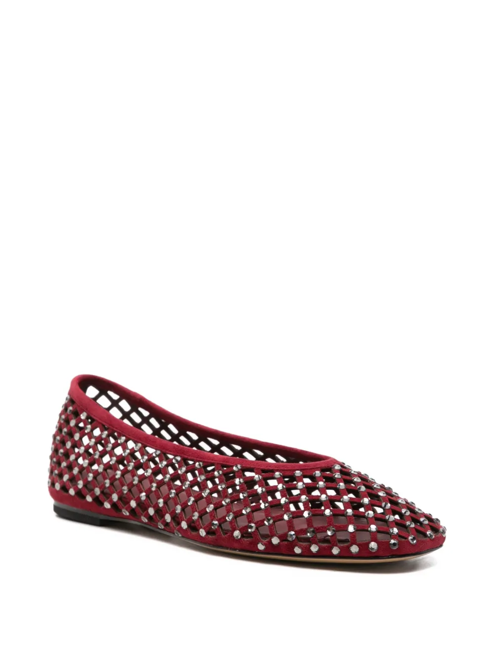 Lola Cruz Leonor ballet flats Rood