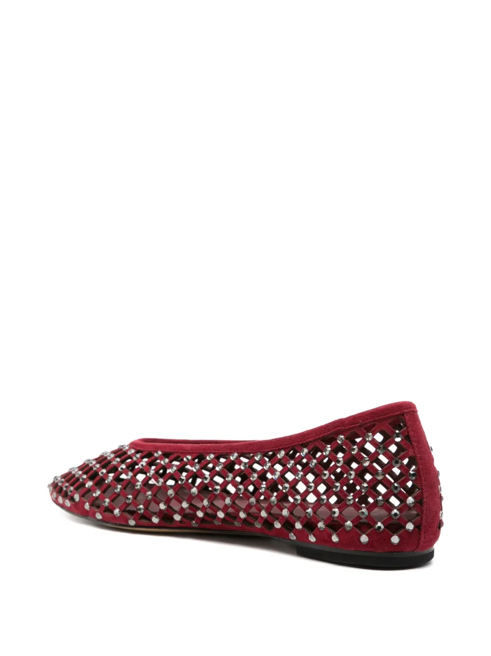 Lola Cruz Leonor ballet flats Rood