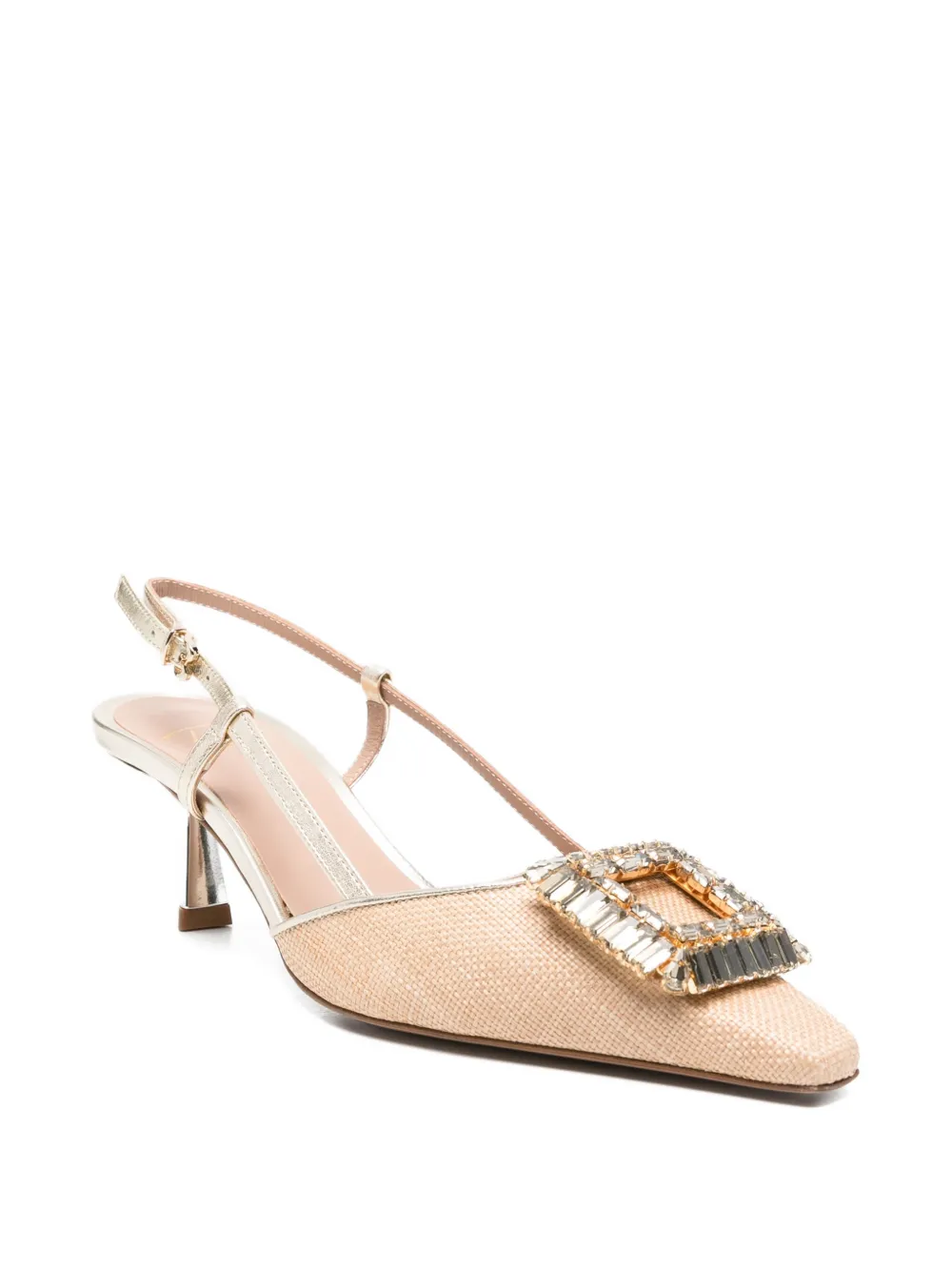Roberto Festa Julien pumps met gespband Beige