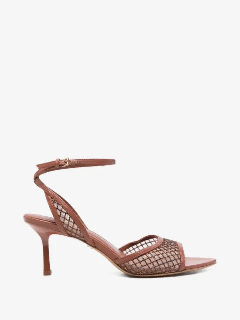 Lola Cruz Ruby crystal-embellished sandals