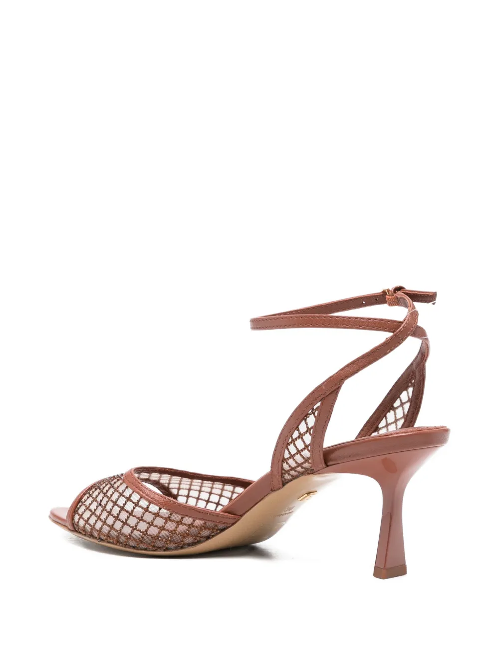 Lola Cruz Ruby crystal-embellished sandals Wit