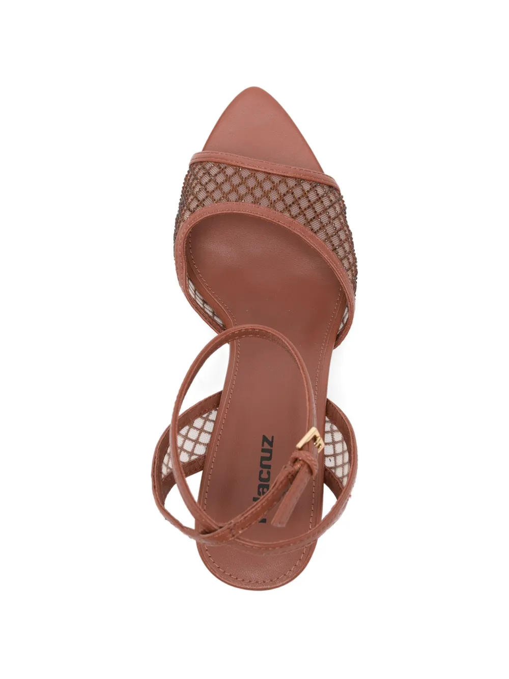 Lola Cruz Ruby crystal-embellished sandals Wit