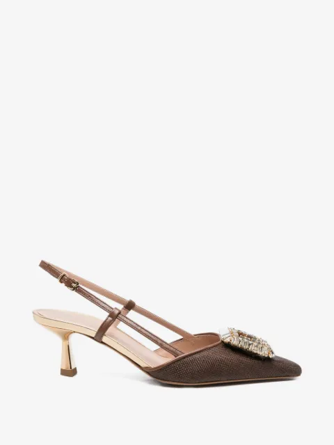 Roberto Festa Julien embellishment slingback pumps