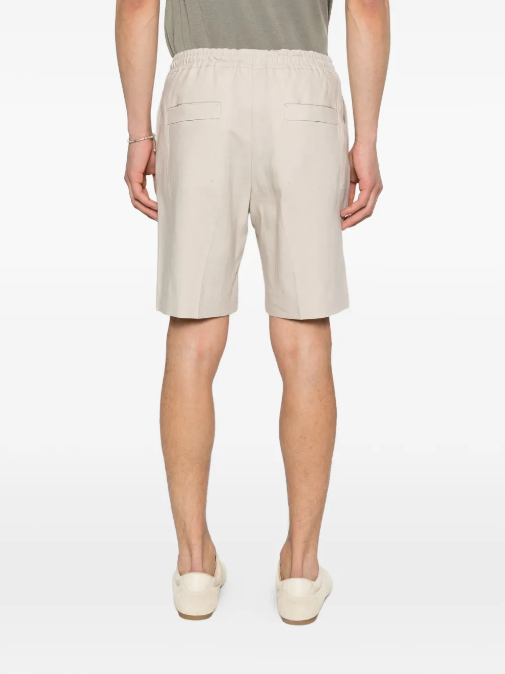 Zegna Elastische shorts Beige