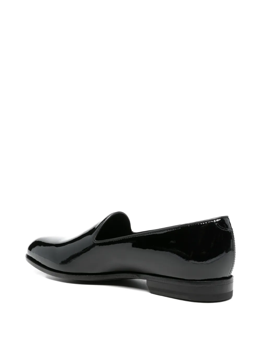 Tagliatore Lakleren loafers Zwart