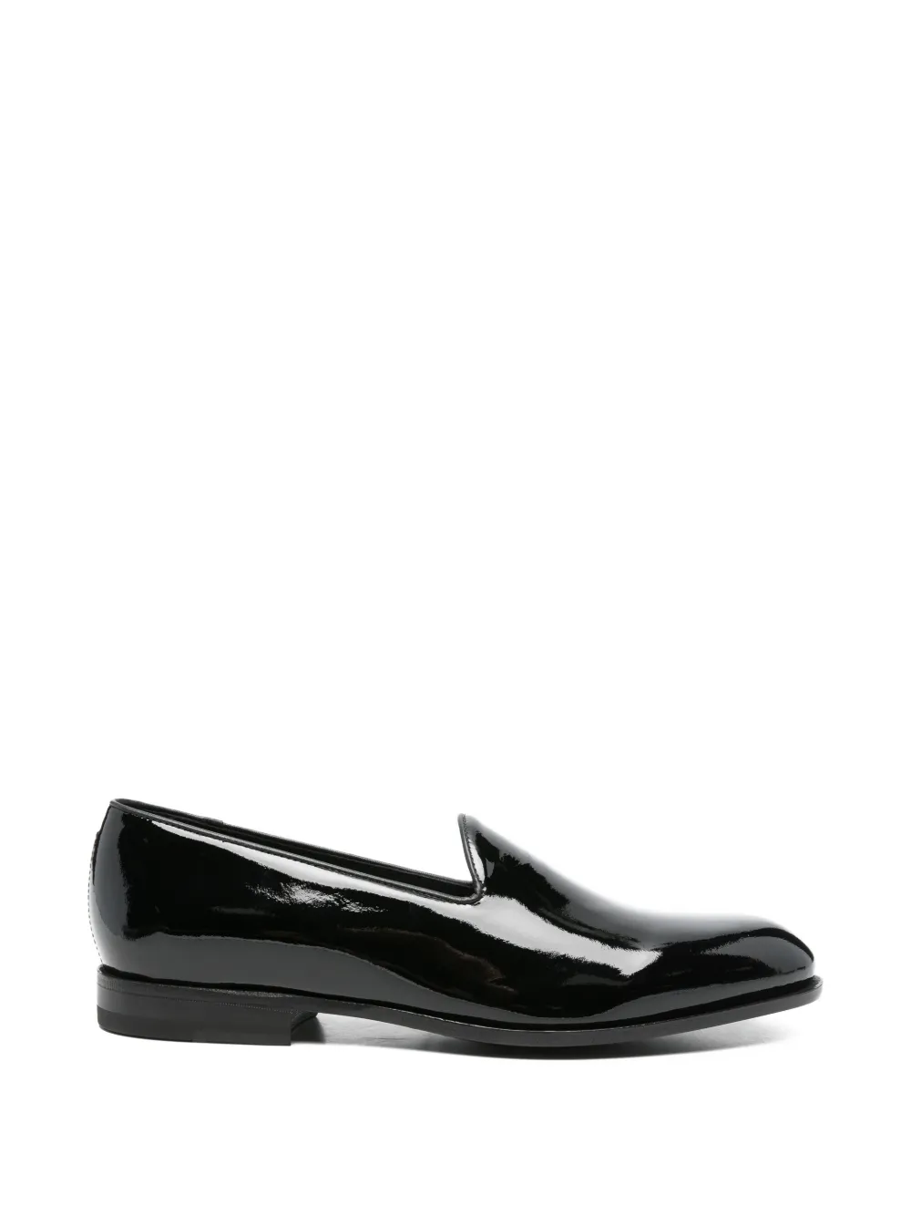 Tagliatore patent leather loafers - Schwarz