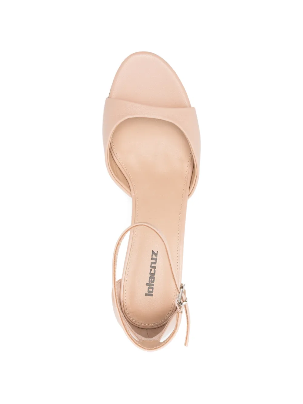 Lola Cruz ankle-strap sandals Beige