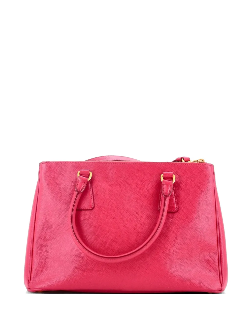 Prada Pre-Owned Double Zip Lux Saffiano Leather Small tote bag - Rosa