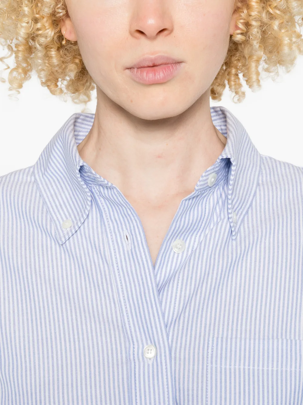 A.P.C. Gestreepte blouse Wit
