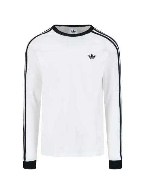adidas logo striped T-shirt