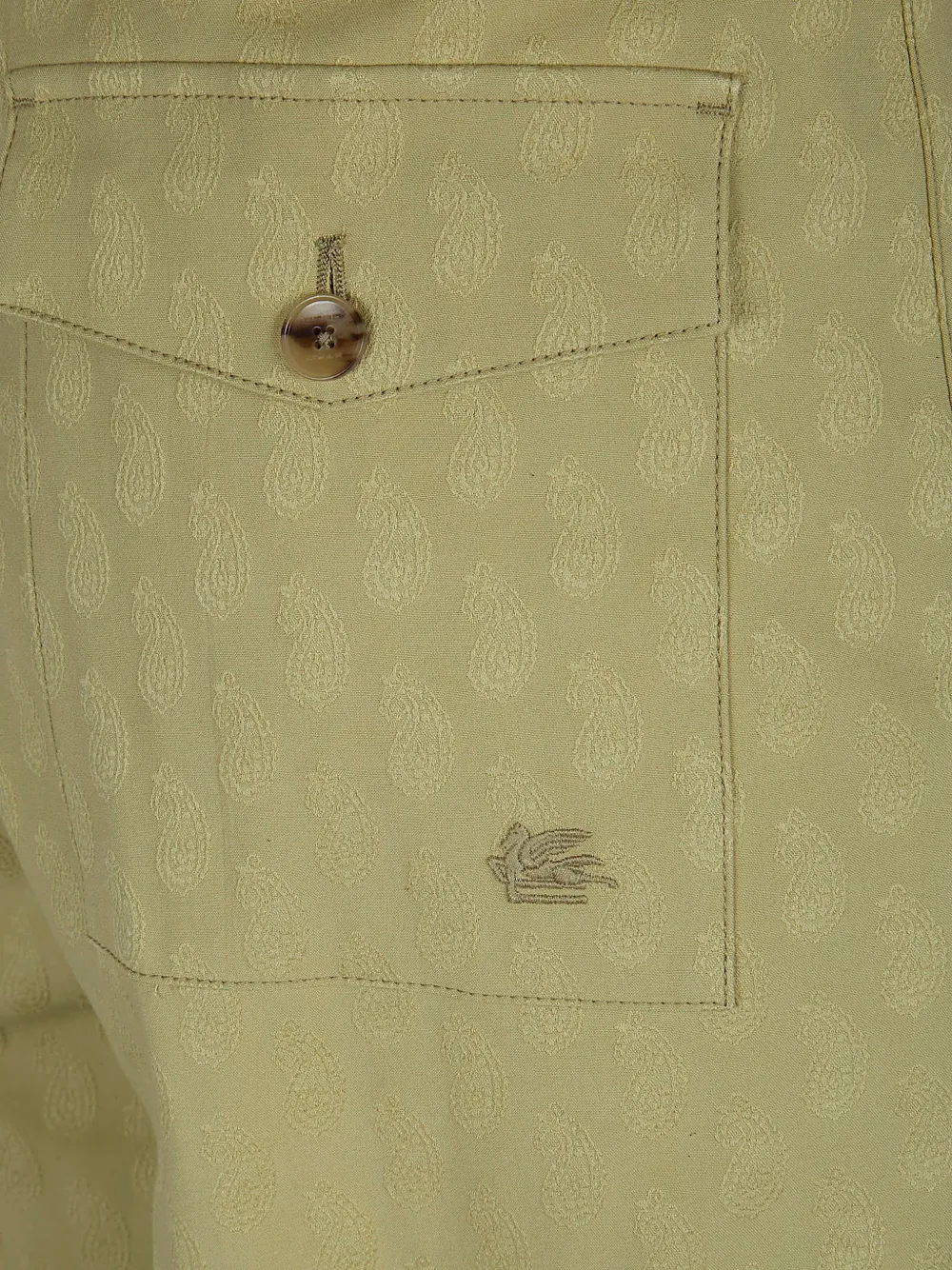 ETRO Broek met meerdere zakken Groen