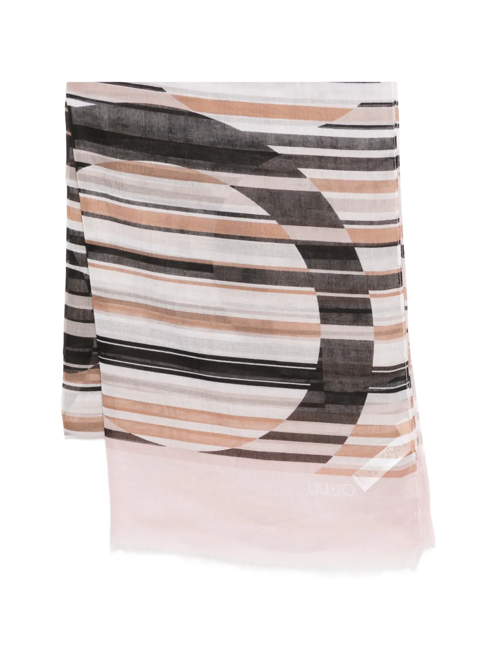 Liu •jo Striped Scarf In Multi