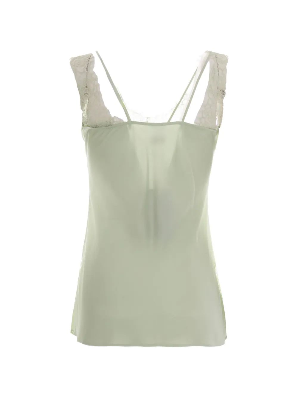  Pinko Lace-detail Top - Green 