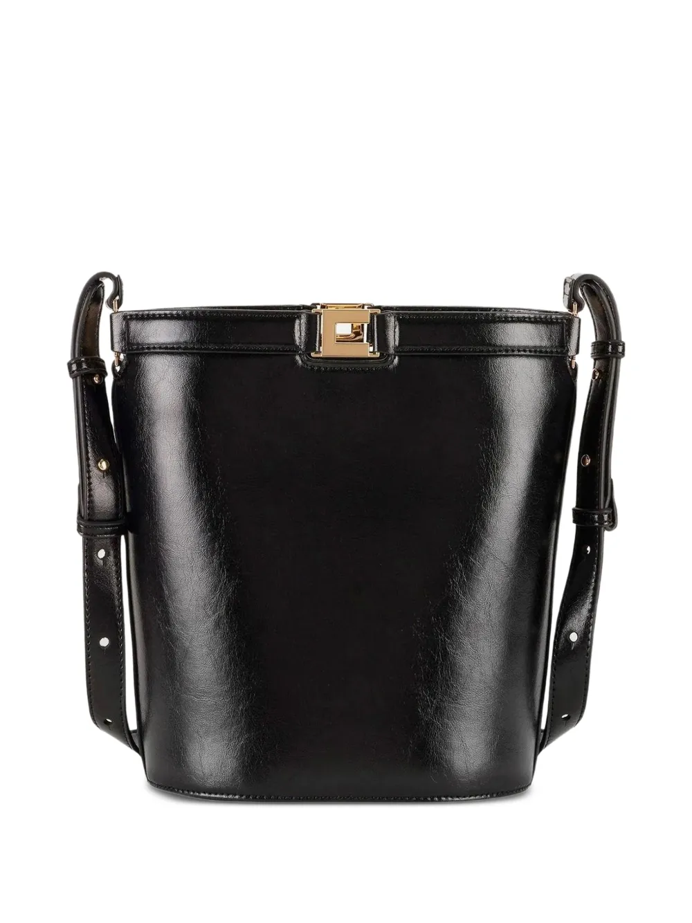  Elisabetta Franchi Adjustable-strap Shoulder Bag - Black 