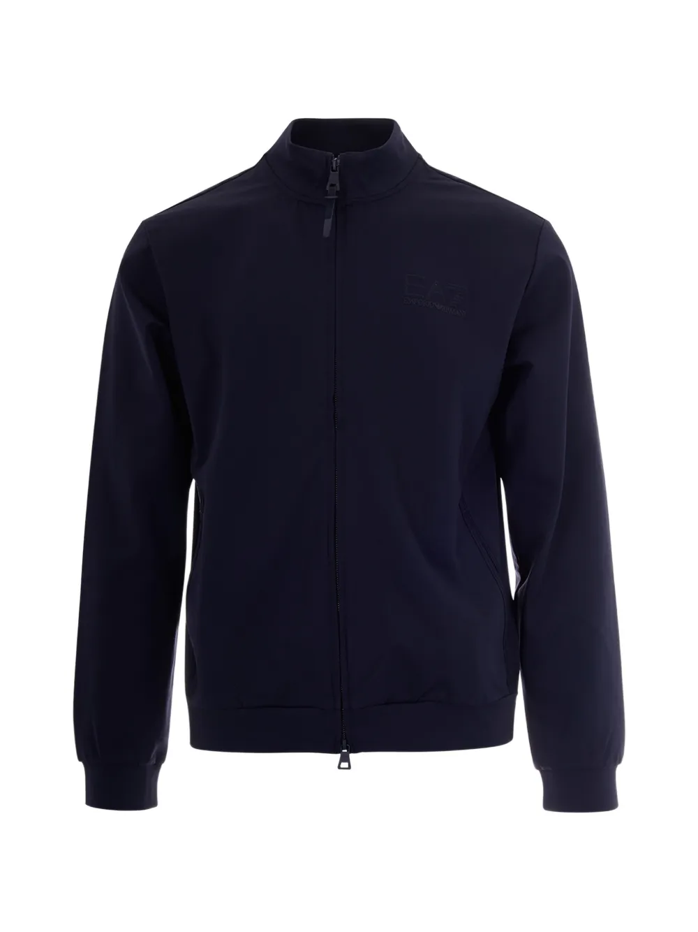 Ea7 Emporio Armani zip-up sweatshirt - Blu