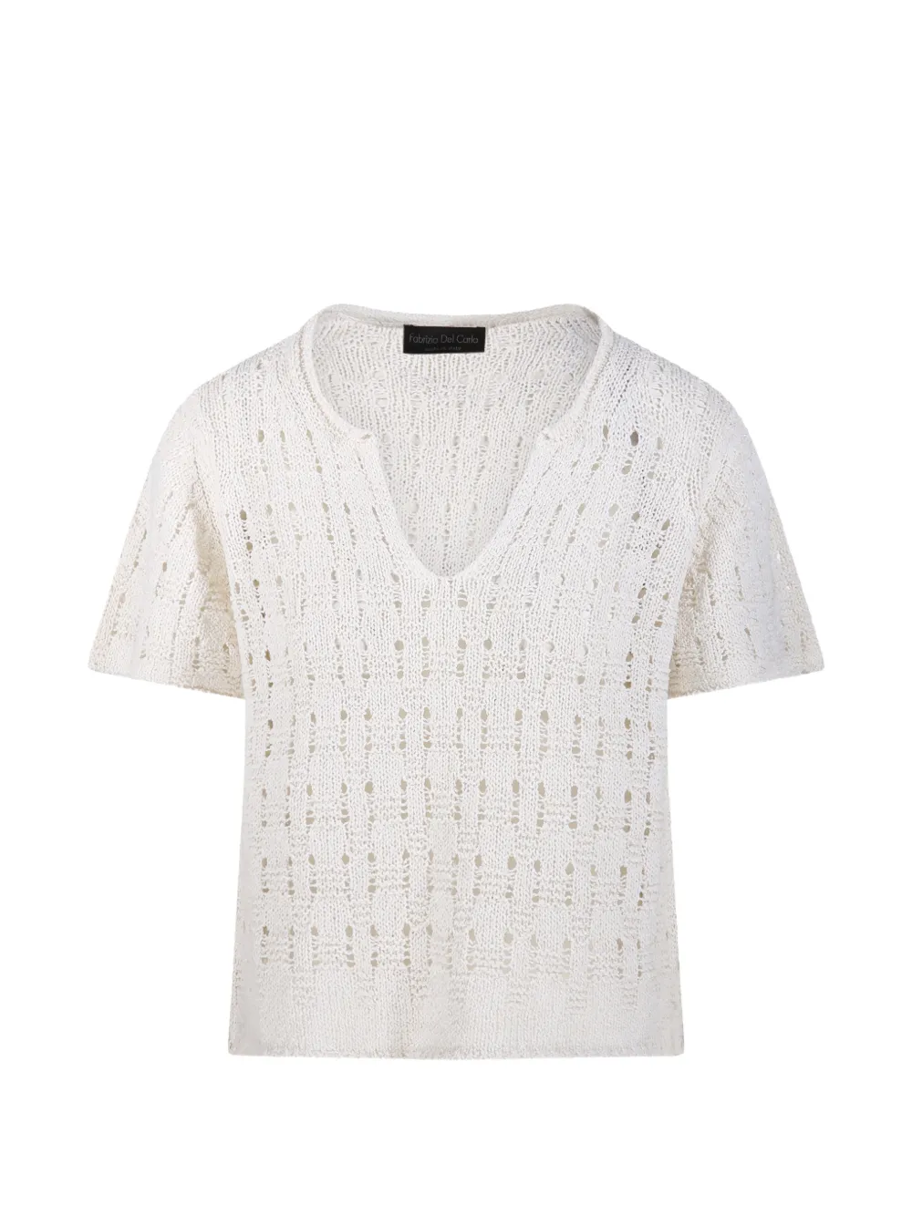 Fabrizio Del Carlo V-neck short-sleeve top