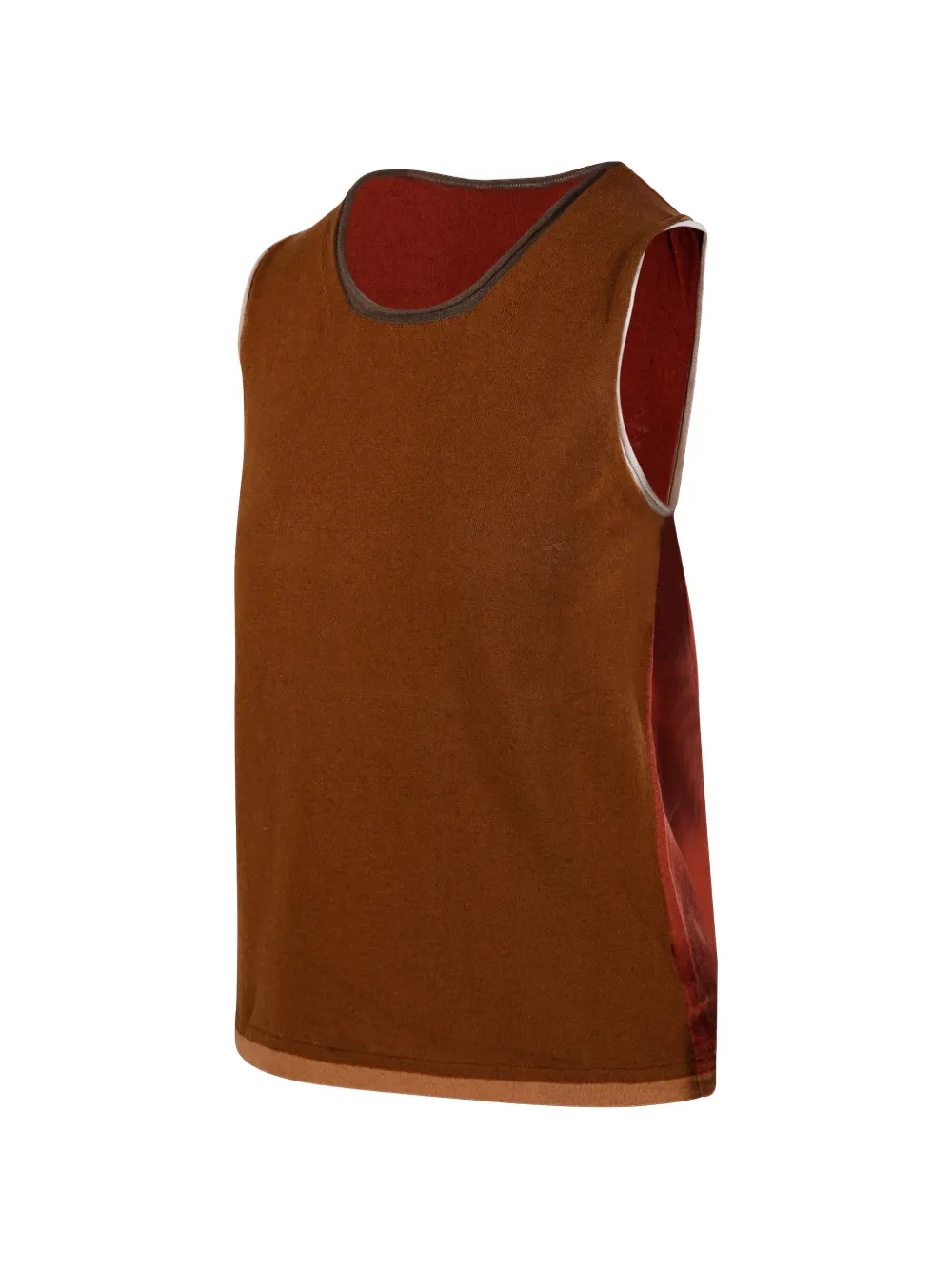  Fabrizio Del Carlo Sleeveless Top - Brown 