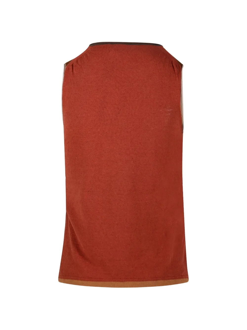  Fabrizio Del Carlo Sleeveless Top - Brown 