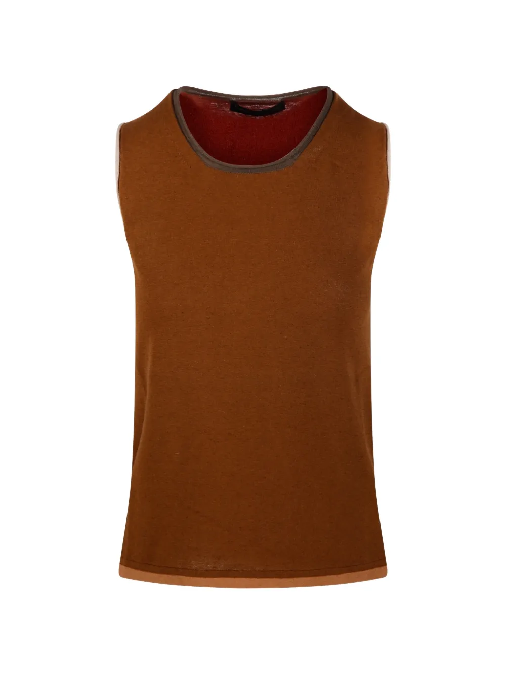 Fabrizio Del Carlo sleeveless top - Marrone