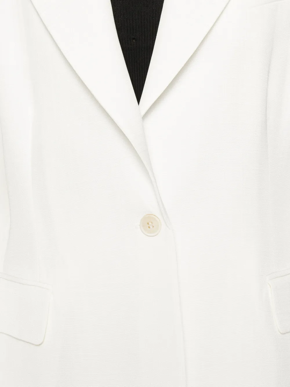 P.A.R.O.S.H. Blazer met gekartelde revers Wit