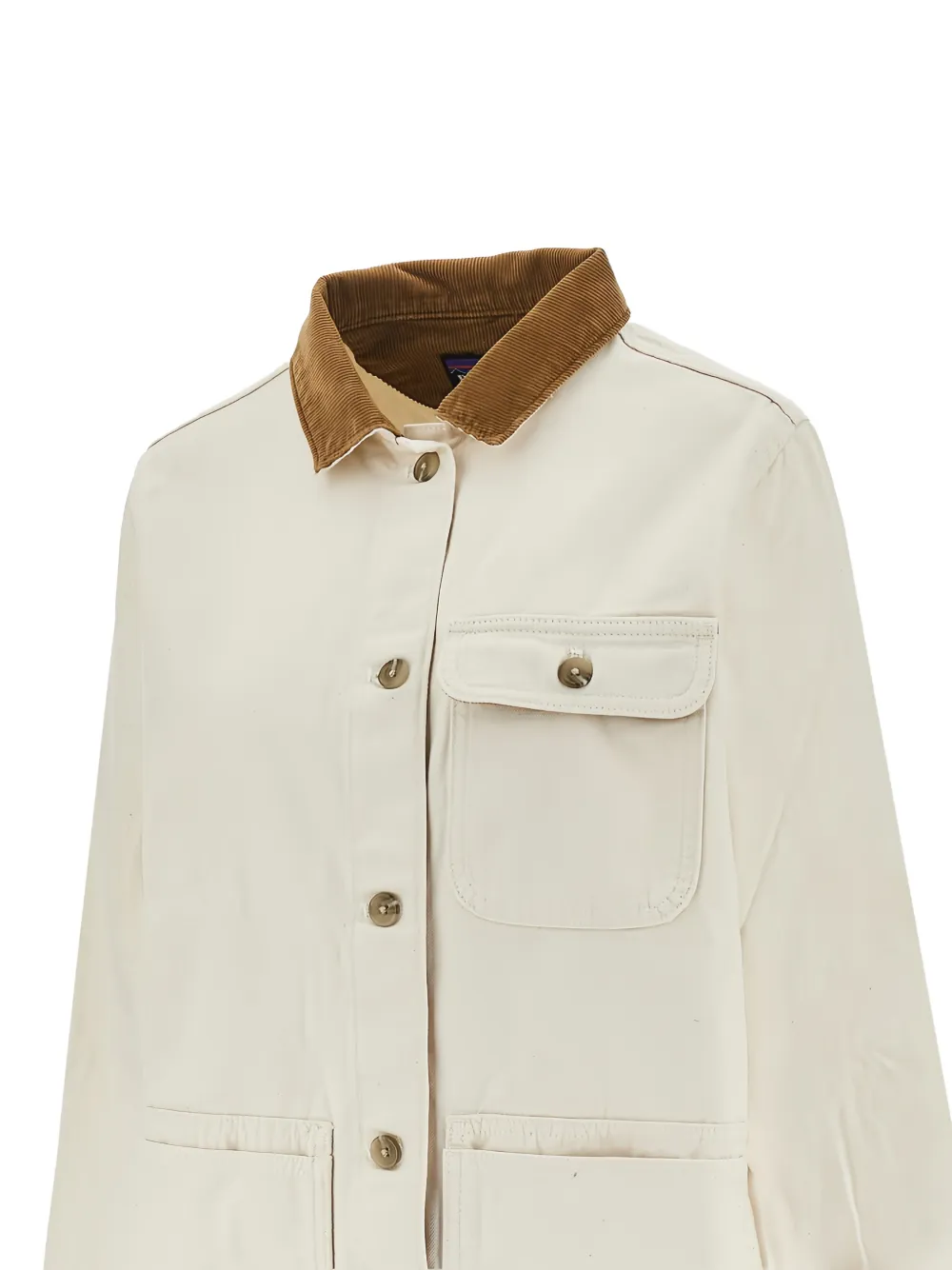 Patagonia Point Reyes jack met ribfluwelen kraag Beige
