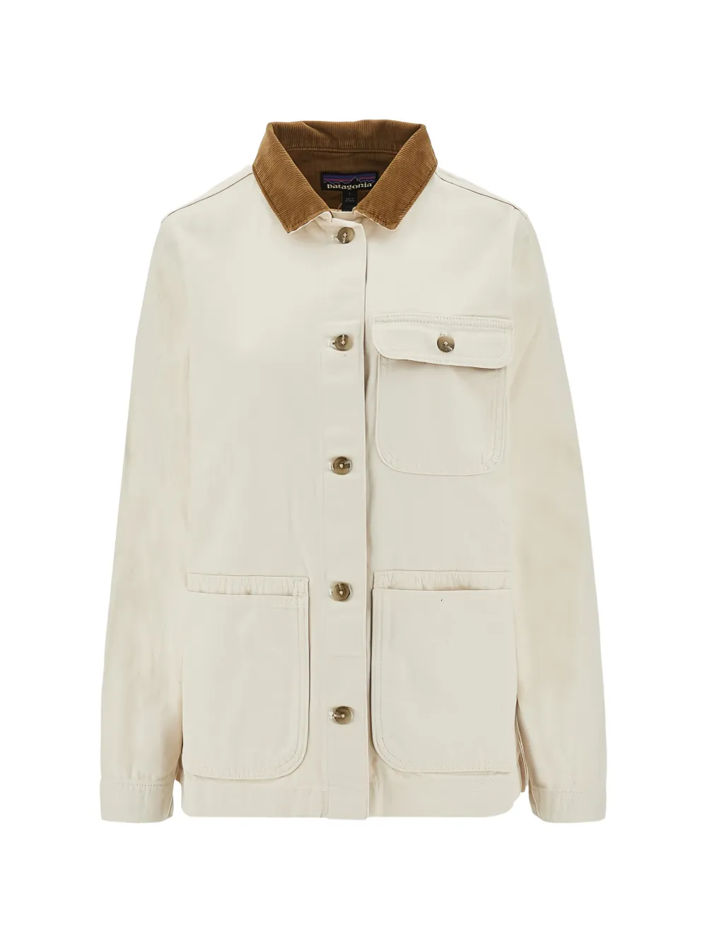 Patagonia Point Reyes Jacke mit Cordkragen - Nude