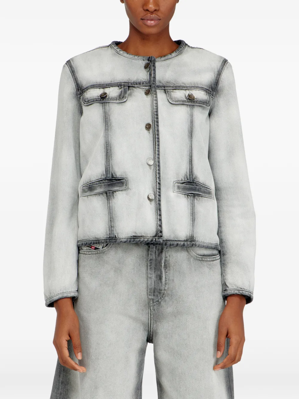  Diesel De-grafy-fsi Jacket - Grey 