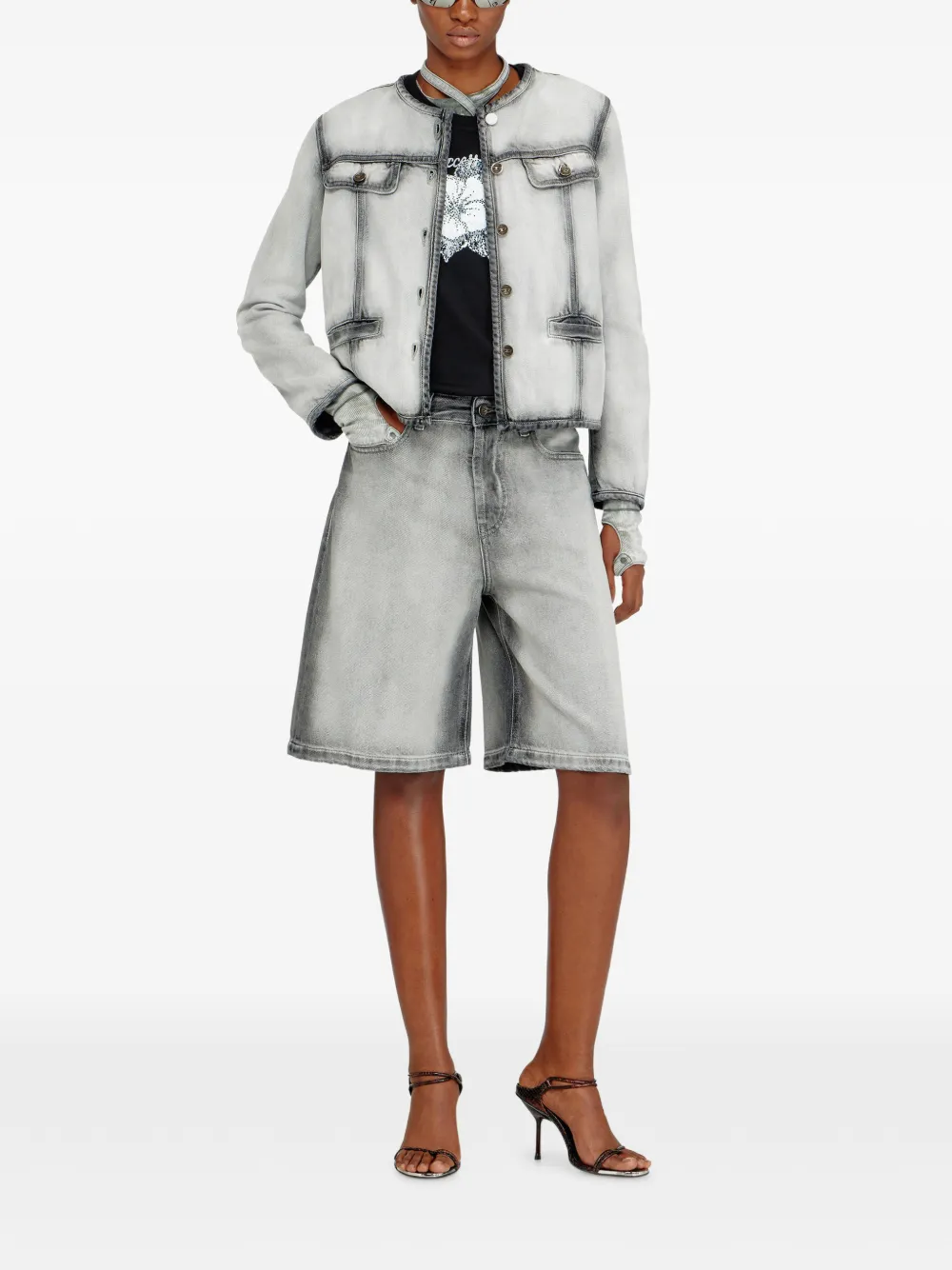  Diesel De-grafy-fsi Jacket - Grey 