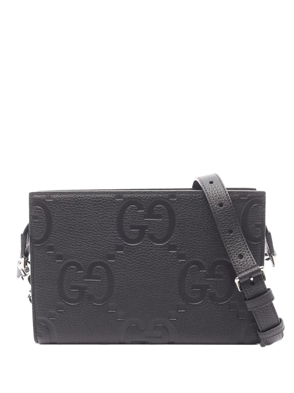 Gucci Pre-Owned 2016-2026 Mini Jumbo GG Wearable Wallet crossbody bag - Nero