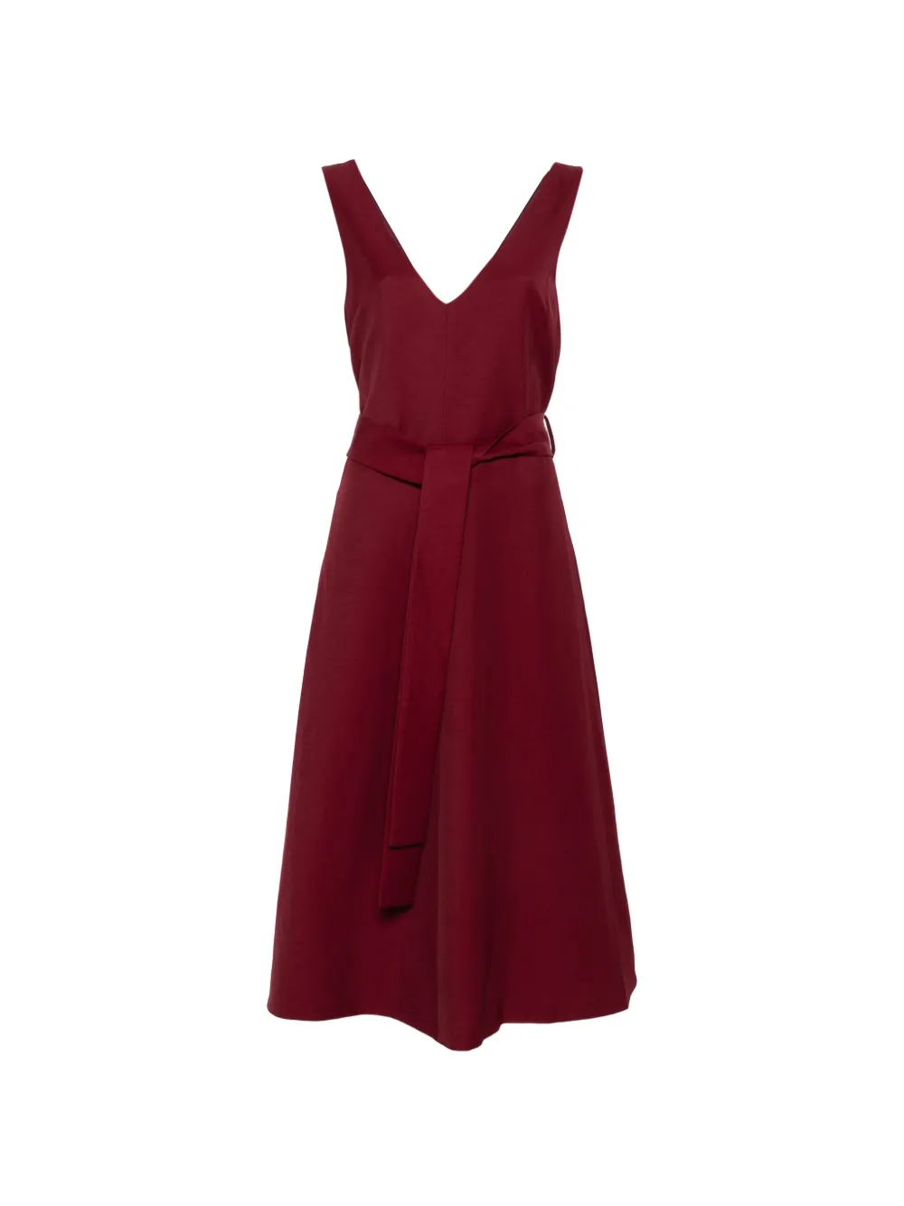 P.A.R.O.S.H. V-neck belted dress - Rosso