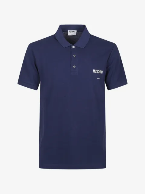 Moschino logo-print polo shirt